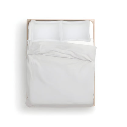 300TC Cotton Percale Solid Duvet Cover Set