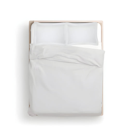 300TC Cotton Percale Solid Duvet Cover Set