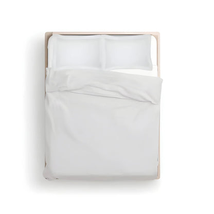 400TC Cotton Sateen Solid Duvet Cover Set