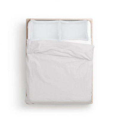 400TC Cotton Wrinkle-Free Sateen Solid Duvet Cover Set