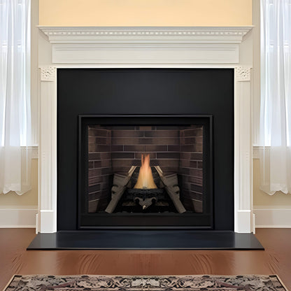 White Mountain Hearth (Empire) Tahoe 36-Inch Clean Face Direct Vent Natural Gas Traditional Premium Fireplace [DVCP36BP30N/70N] (SAK26519)