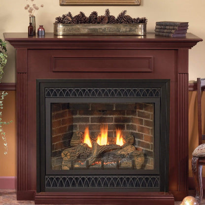 White Mountain Hearth (Empire) Tahoe 32-Inch Direct Vent Deluxe Fireplace With On/Off Switch [DVD32FP] (SAK35129)