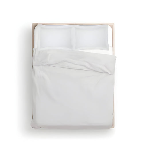 300TC Sateen Solid Organic Cotton Duvet Cover Set