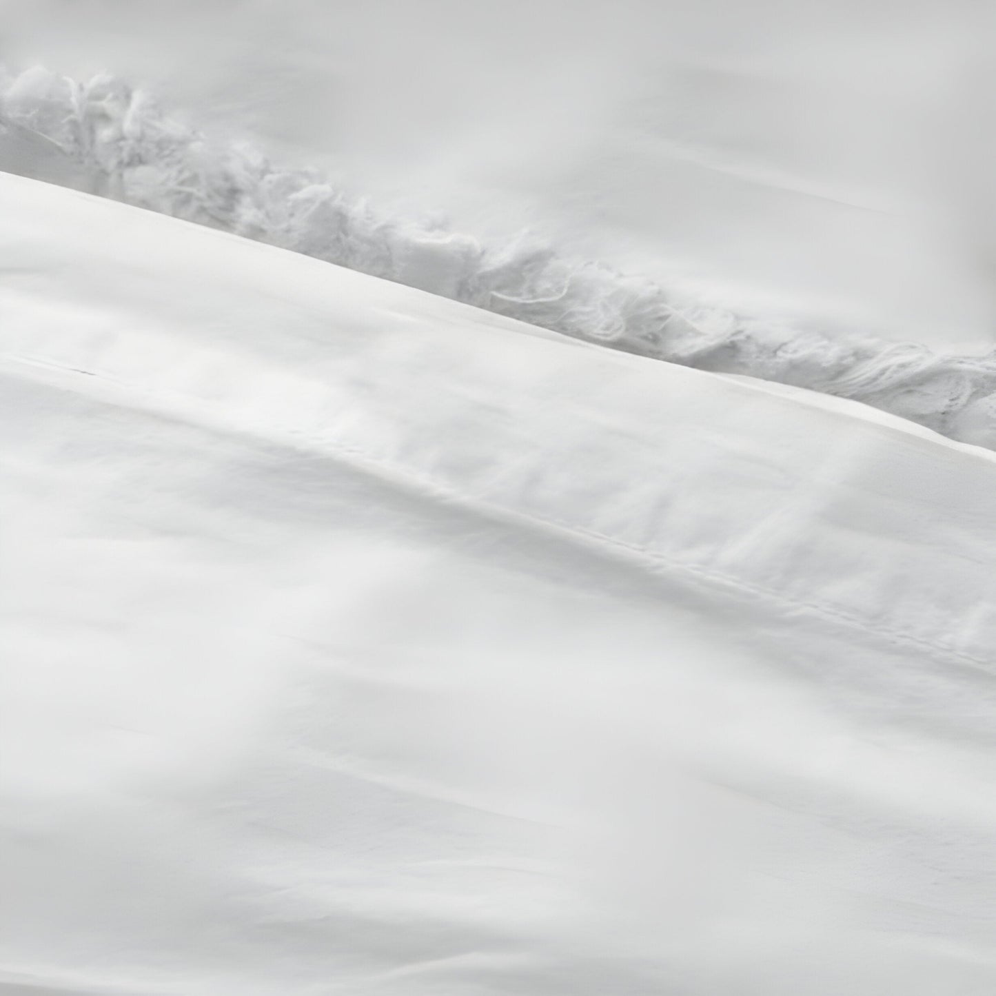 400TC Cotton Sateen Solid Fringe Duvet Cover Set