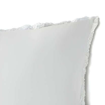 400TC Cotton Sateen Solid Fringe Duvet Cover Set