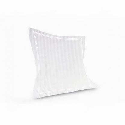 400TC Cotton Double Edge Embroidery Sateen Stripe Duvet Cover Set