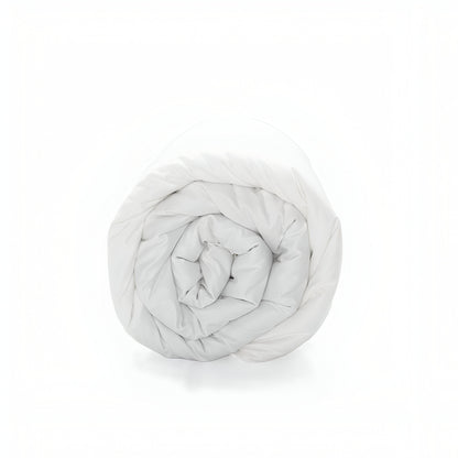 400TC Sateen Solid Cotton Round Duvet Cover Set