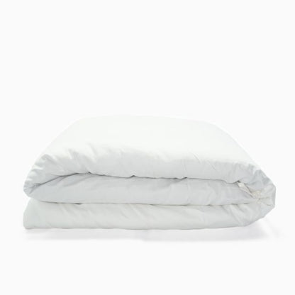 400TC Cotton Wrinkle-Free Sateen Solid Duvet Cover Set