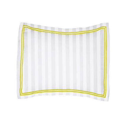 400TC Cotton Double Edge Embroidery Sateen Stripe Duvet Cover Set