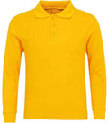 Men's Long Sleeve Pique Polo Shirt - Big Size